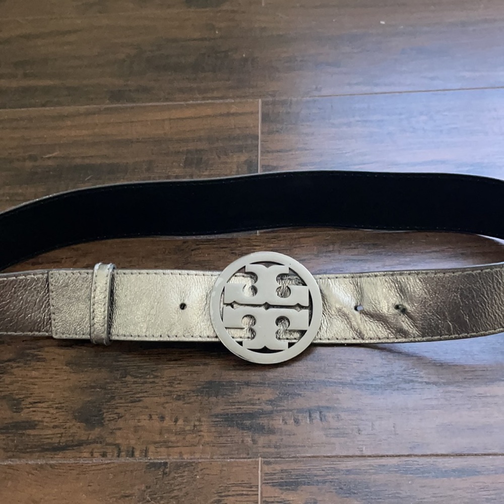 Tory Burch Silver Logo belt - Picture 5 of 6